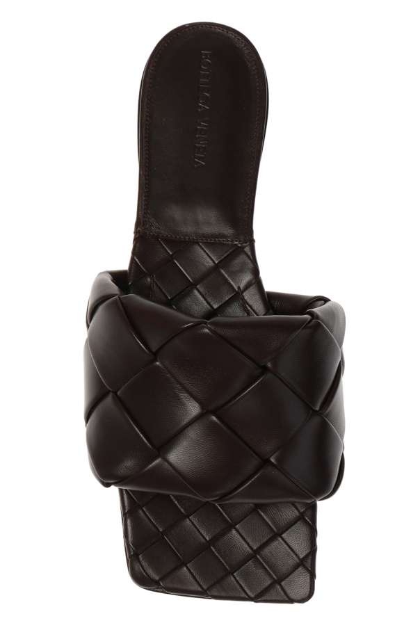 bottega fur slides